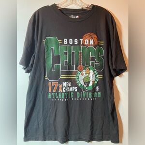 NBA Boston Celtics Graphic Tee - Black and Green